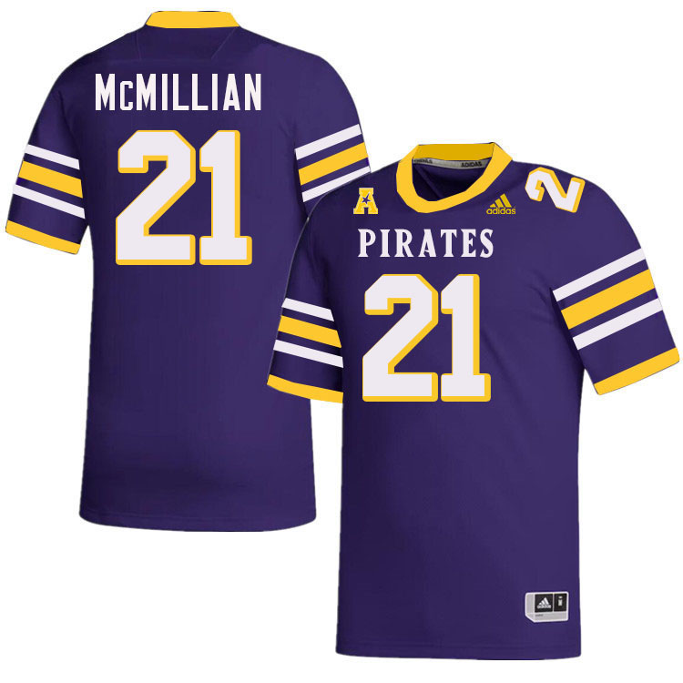 East Carolina Pirates #21 Ja'Quan McMillian College Football Jerseys,Uniforms-Alternate Purple